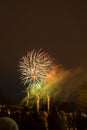 Fireworks in Gavle City of Sweden